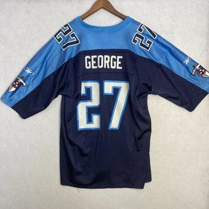 Tennessee Titans Jersey Mens XL Eddie George Football Jersey Adult NFL Reebok